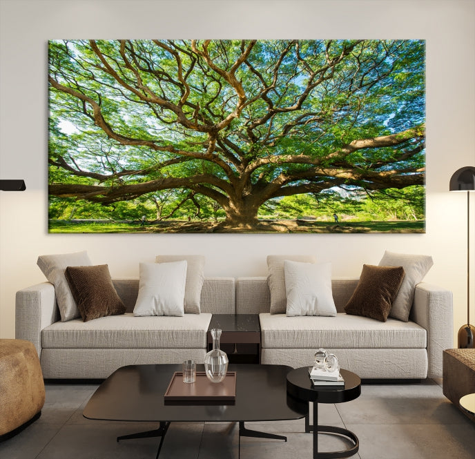 Mighty Angel Oak Wall Art Canvas Print