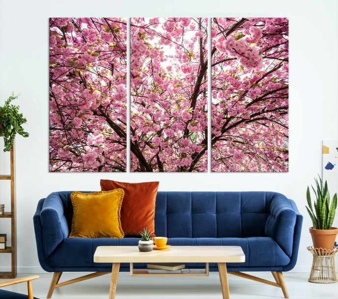 Arte de pared de cerezo en flor Lienzo