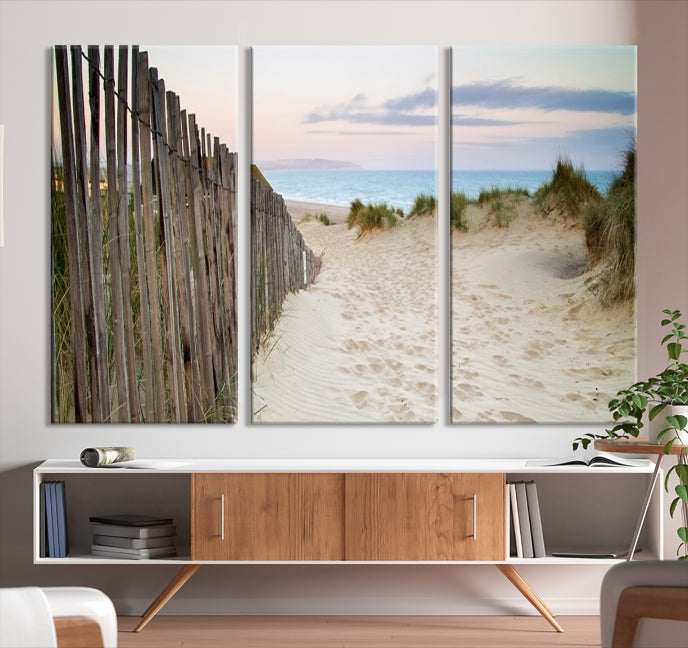 Art mural de plage Impression sur toile