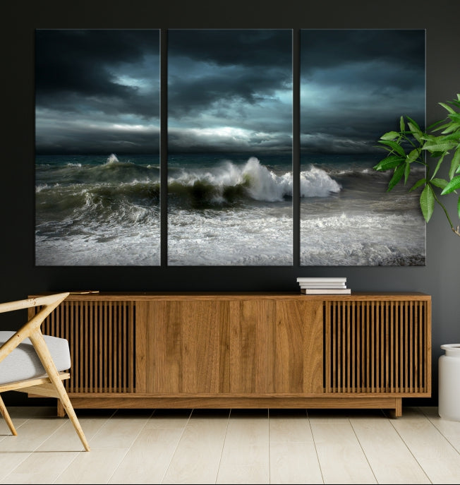 Dark Storm Wall Art Canvas Print