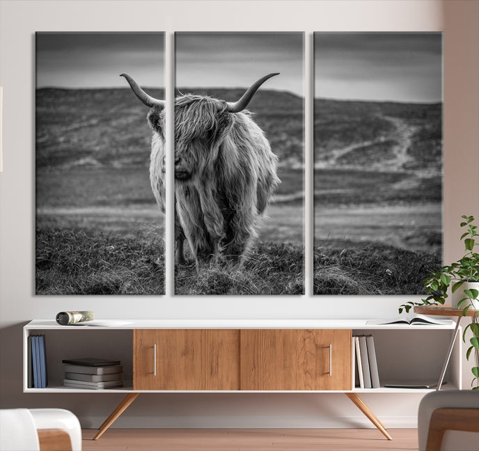 Cow Wall Art Wall Art Canvas Print