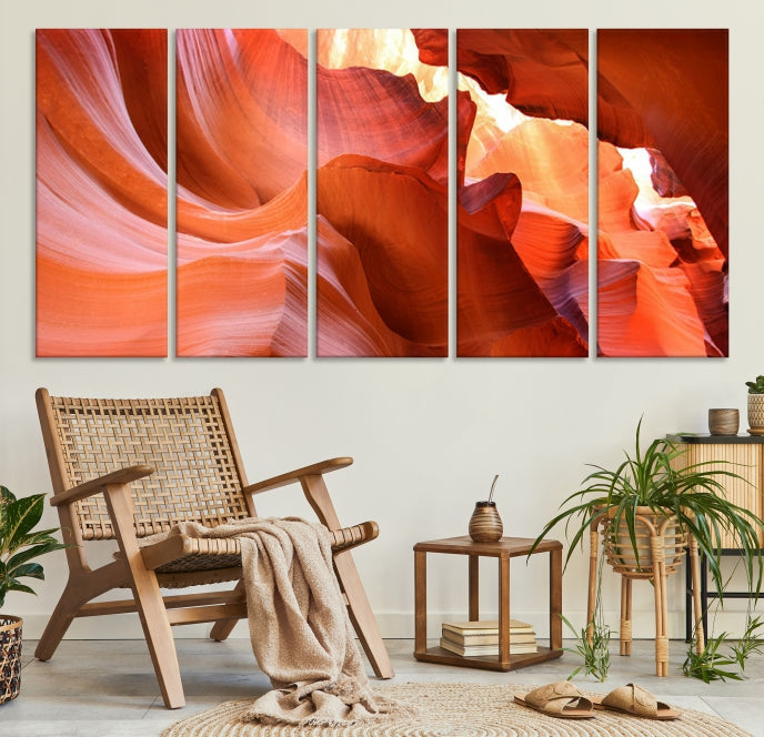 Antelope Canyon Wall Art Canvas Print