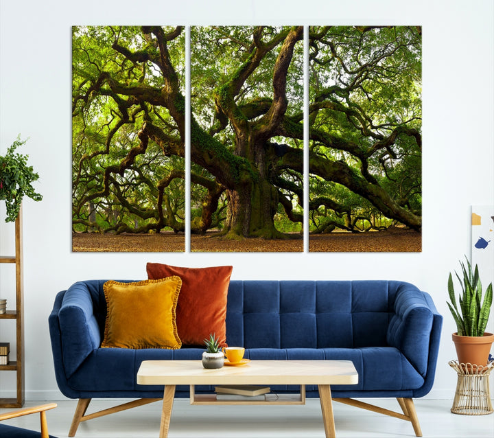 Mighty Angel Oak Wall Art Impression sur toile