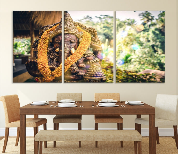 Hinduism Statue Wall Art Canvas Print