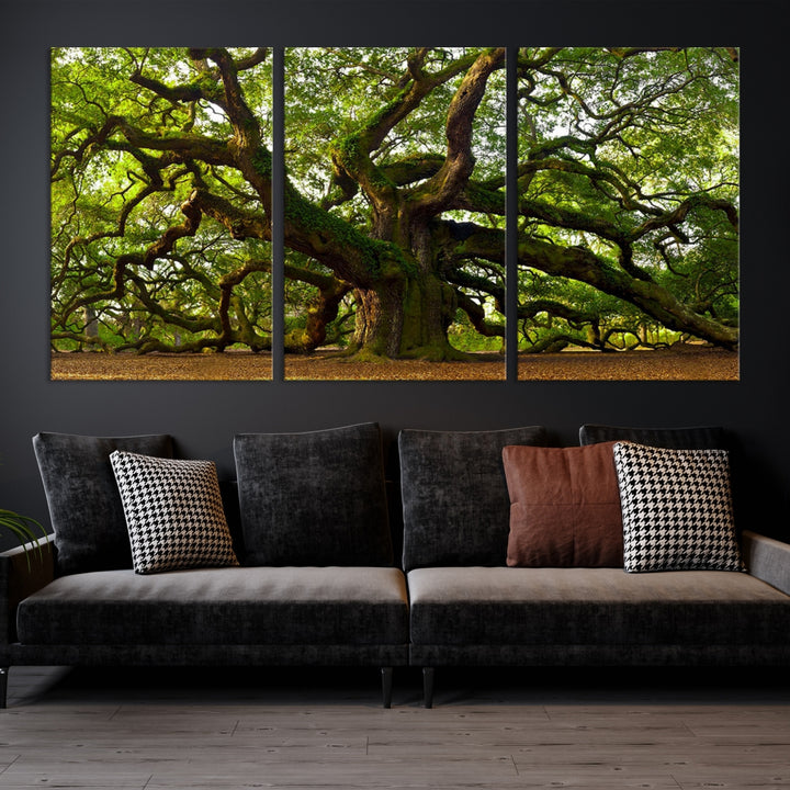 Mighty Angel Oak Wall Art Impression sur toile